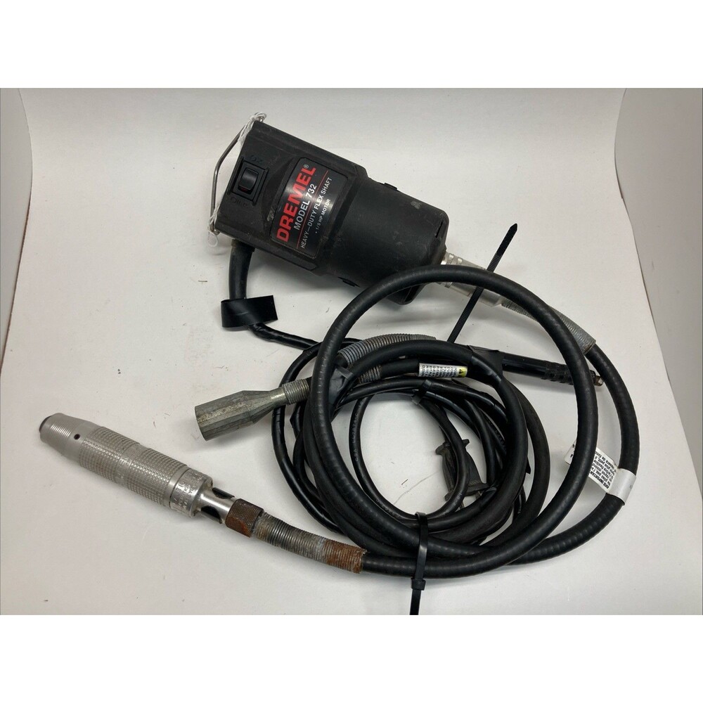 Dremel 732 Heavy Duty Flex Shaft Rotary Tool Motor & Handpiece Tested